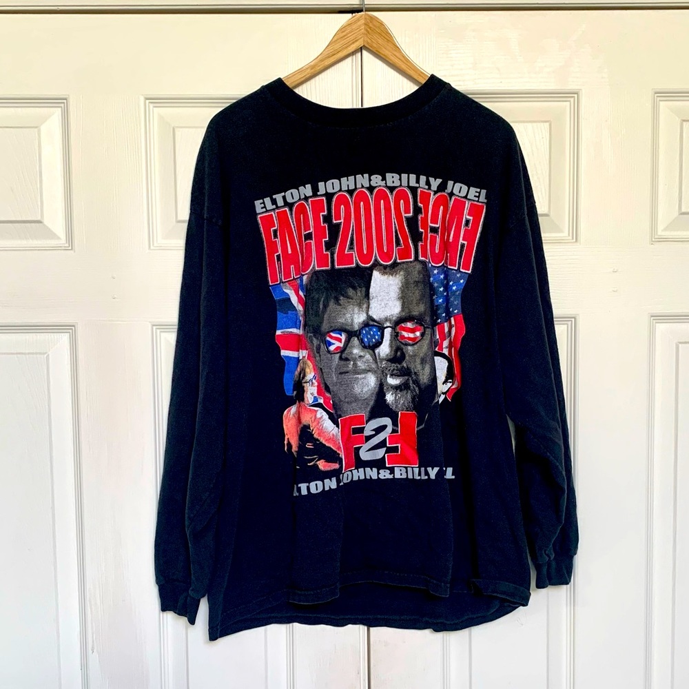 Billy Joel and Elton John Concert T-shirt 2002